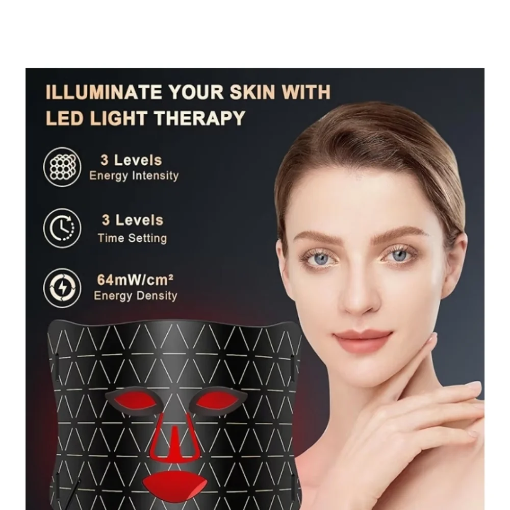 Red LED Light Therapy Mask - Picture 3 of 4